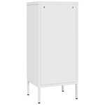 vidaXL Armoire de rangement Blanc 42 5x35x101 5 cm Acier