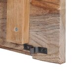 vidaXL Buffet 80x30x60 cm bois de teck massif