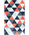 Tapis d'intérieur Triangle 50 x 80 cm - Rouge