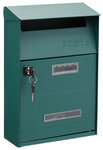 Boîte aux Lettres en Acier Up D-2006/V Fenêtres Transparentes Vert