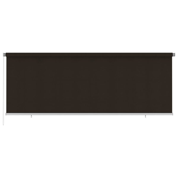 vidaXL Store roulant d'extérieur 400x140 cm Marron PEHD