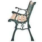 vidaXL Banc de jardin 122 cm Bois