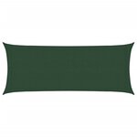 vidaXL Voile d'ombrage 160 g/m² Vert foncé 2x4 5 m PEHD