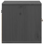 vidaXL Armoire murale Gris 31 5x30x30 cm Bois de pin massif