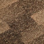 vidaXL Moquette de sol 20 Pièces Marron 50 x 50 cm PP