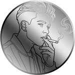 Monnaie HERB 1/500 Oz Platine 25$ Liberia 2026 (PRÉCOMMANDE)