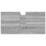 vidaXL Armoire lavabo de salle de bain sonoma gris 60x30x60 cm