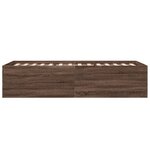 vidaXL Cadre de lit sans matelas chêne marron 90x190 cm