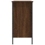 vidaXL Armoire à chaussures chêne marron 100x35x70cm bois d'ingénierie