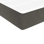 vidaXL Matelas de lit à ressorts ensachés 80x210x20 cm velours