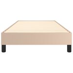 vidaXL Cadre de lit sans matelas cappuccino 90x190 cm similicuir