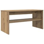 vidaXL Meuble TV Chêne artisanal 80 x 35 x 40 cm Bois d'ingénierie