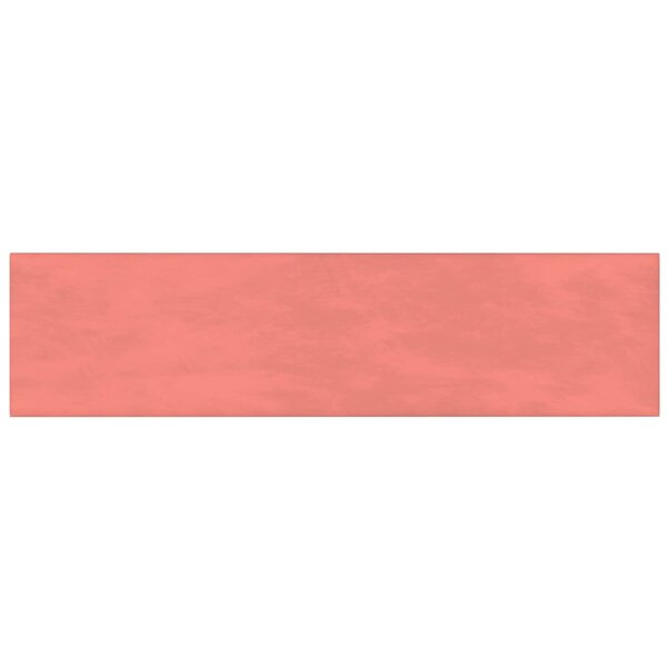 vidaXL Tête de lit murale 12 Pièces Rose Velours