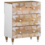 vidaXL Buffet 60x33 5x75 cm bois de manguier massif
