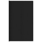 vidaXL Tapis de tente 400x500 cm Noir