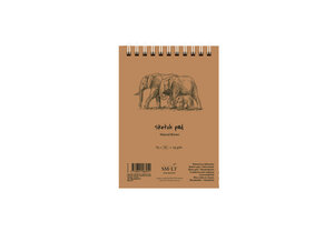 SM-LT Bloc Spirale - Dessin - Brun - A5 - 80 feuilles - 135 gsm