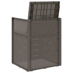 vidaXL Chaises de jardin salle à manger PP