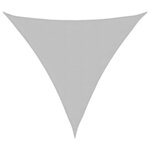 vidaXL Voile d'ombrage gris clair 5x5x5 m 100  polyester oxford