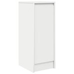 vidaXL Buffet blanc 29 5x34x76 cm bois d'ingénierie