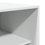 vidaXL Garde-robe blanc 80x50x200 cm bois d'ingénierie