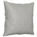 vidaXL Ensemble de canapés 3 Pièces coussins Gris clair Tissu microfibre