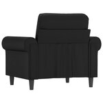 vidaXL Fauteuil Noir 60 cm Similicuir