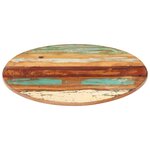 vidaXL Dessus de table rond 40 cm 15-16 mm Bois de récupération