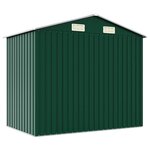 vidaXL Abri de jardin Vert 205x129x183 cm Acier galvanisé
