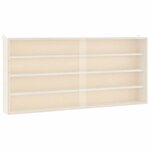 vidaXL Vitrine de collection en bois avec portes 80 x 8 5 x 37 cm