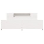 vidaXL Cadre de lit sans matelas blanc 180x200 cm bois massif de pin