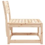 vidaXL Canapé de jardin bois de pin massif