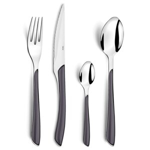 Amefa Set de coutellerie 24 Pièces Eclat Gris