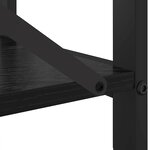vidaXL Bibliothèque Chêne noir 80 x 30 x 83 cm Bois d'ingénierie