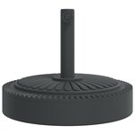 vidaXL Base de parasol pour mâts Ø38 / 48 mm 25 kg rond