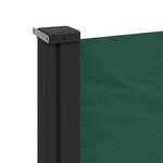 vidaXL Auvent latéral rétractable vert foncé 220x300 cm