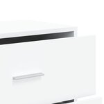 vidaXL Buffet blanc 60x31x84 cm bois d'ingénierie