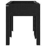 vidaXL Lit Superposé pour Enfants avec stockage Chêne noir 75 x 190 cm
