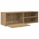 vidaXL Meuble TV chêne artisanal 120x34x37 cm bois d'ingénierie