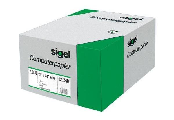 papier listing sans fin  330 x 20 32 cm SIGEL