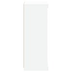 vidaXL Buffet avec lumières LED blanc 41x37x100 cm