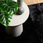 vidaXL Tapis shaggy à poils longs NAVARRA Noir 200x290 cm polyester