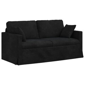 vidaXL Canapé Noir 158 x 78 x 80 cm Velours