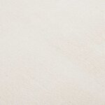 vidaXL Tapis shaggy blanc crème 240x340 cm polyester