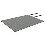 vidaXL Panneaux de terrasse et accessoires WPC Marron/gris 30 m² 2 2 m