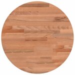 vidaXL Dessus de table Ø40x4 cm rond bois massif de hêtre