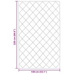 vidaXL Duvet d'hiver Gris clair 220 x 140 cm Microfibre