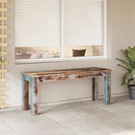vidaXL Banc 110x35x45 cm Bois de récupération massif