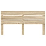 vidaXL Tête de lit Chêne Sonoma 200 cm Bois d'ingénierie