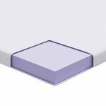 vidaXL Coussins de Matelas Blanc 90 x 200 cm