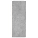 vidaXL Armoires murales 2 Pièces gris béton 69 5x34x90 cm